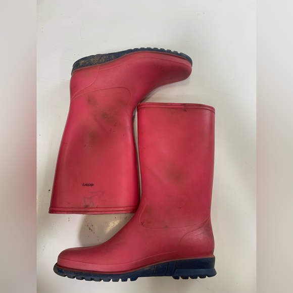 Victory rain boots, pink, size 4 - Picture 1 of 3